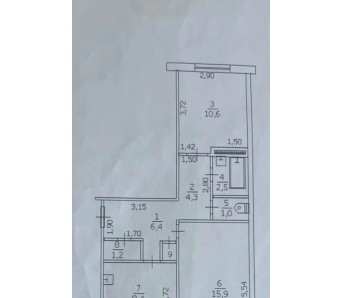 2-комн. квартира, кв-л Дружба 7
