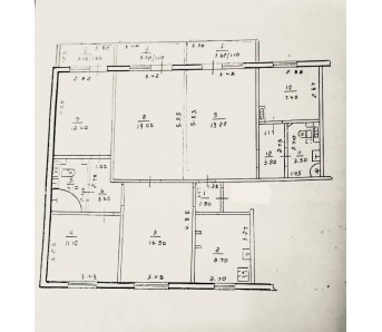 6-комн. квартира, мкр 1-й микрорайон